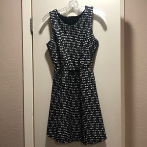 Black lace cocktail dress